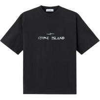 Stone Island SS26 Year Of The Horse Collection Front Logo Printed Crew Neck Short Sleeve T-Shirt Unisex Tops L1S452100001S0115-V0070 M