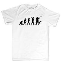 Evolution Unisex Cotton TShirt Hunting Style Fitness Muscle White S