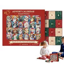 Christmas Advent Calendar Cartoon Cat Puzzles Home Decor Adults Puzzle Games Family Fun Floor Puzzles Educational Toys Gifts A