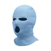 Knitted Three-Hole Balaclava Mask Full Face Cover Outdoor Windproof Headwear for Cycling Skiing and Cold Weather Protection One Size