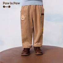 PawinPaw Cartoon Bear Casual Trousers for Boys 130 smėlis