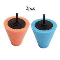 2 vnt. Automobilio rato stebulės poliravimo kempinė Šlifavimo galvutė Metalas Plastikas Šlifavimo Kūginė kempinė Poliravimo kempinė Ratas