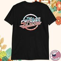 Retro The Strokes Chrome Magna Logo Gift For Fans Unisex S-5XL Shirt YH105 XL