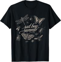 Sad Bug Summer Insects Lover T-Shirt L