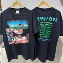 1991 YES Band Union World Tour 2 Side Cotton Black Unisex T-shirt Reprint S-5XL S