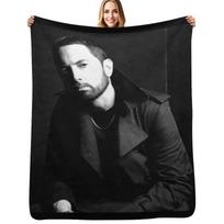 Eminem Throw Blanket Outdoor Soft Blanket for Picnic Beach Camping Size: 75*100cm, Weight: 230 GSM
