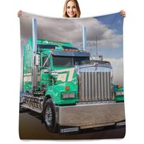 Big Ken Throw Blanket Soft Plush Blanket as Housewarming Gift Size: 75*100cm, Weight: 230 GSM