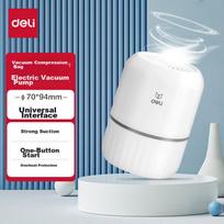 Deli Electric Air Pump, Upgraded Vacuum Compression Bag Dedicated Compressor, Built-In Adapter LM111