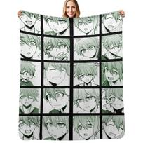 Rantaro Manga Collection (Colored) Throw Blanket Air Conditioner Soft Blanket for Office Home Size: 75*100cm, Weight: 230 GSM