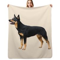 Kelpie Throw Blanket Long Lasting Soft Plush Blanket for Daily Use Size: 75*100cm, Weight: 230 GSM