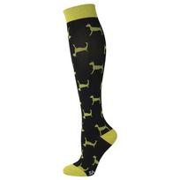 Compression Socks Funny Pattern Animals Sheep Monkey Music Cat Men Women Pressure Stockings Knee High Run Sport Socks S
