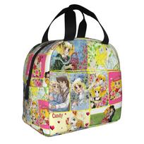 Candy Candy Candice Anime Manga Girl Thermal Insulated Lunch Bag Nime And Terence Portable Lunch Container for School  Food Box One Size