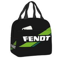 Custom Fendt Tractors Logo Insulated Lunch Bags for School Office Portable Cooler Thermal Lunch Box Women Children One Size