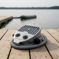 Pedal Air Pump Easy to Use Inflator Portable FootOperated for Fishing, Water Sports, Q5 Foot Pump