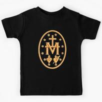 Miraculous medal embroidery   Kids T-Shirt 140
