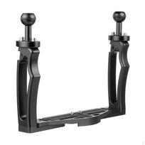 Underwater Filming Bracket Light Expansion Mount Camera Tray 1/4 Inch Screw Port for Black Standard