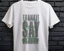 Frankie Say shirt with Frankenstein, funny horror shirt. 80s t-shirt, new wave clothing, horror gifts, spooky season shirt, vintage style 2XL