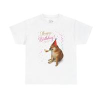 happy birthday shiba inu tee, birthday dog shirt, birthday meme tshirt, funny birthday shirt, birthday dog meme shirt, shiba inu shirt XL