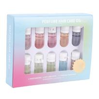 10pcs 1.5ml Hair Oil Perfume Anti Frizz Long Lasting Scented Hair Perfume for Damaged Dry Frizzy Hair white