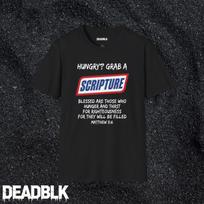 Hungry? Grab a Scripture T-Shirt | Christian Faith Bible Verse Apparel XL