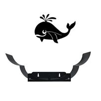 Wall Mount Towel Holder, Wrought Large Capacity Decorative for Kitchen and Bathroom one size juoda