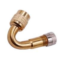 Padangos vožtuvo prailginimo rinkinys 45 90 135 laipsnių kampo adapteriai A auksinė