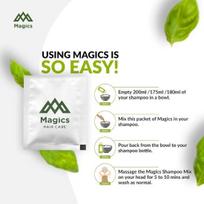 magics Plaukų priežiūra (Viskas viename) Vyrams, moterims ir vaikams visų amžiaus grupių. Šampūno mišinys plaukų augimui ir slinkimo kontrolei pack of 1