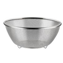 Virtuvinis koštuvas Multifunkcinis nerūdijančio plieno ryžių plovimo dubuo Maisto sietelis su kojelėmis skirtas 22cm/2.3L