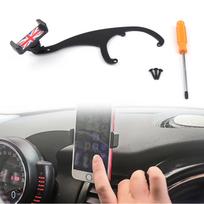 360° besisukantis automobilinis telefono laikiklis stovas Mini Cooper R60 R61 pilkos spalvos
