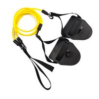 Powercord with Paddles Swimming Arm Strength Trainer Arm Strength Exercise Swimming Resistance Exercise Bands Set geltona