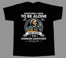 26 Gordon Lightfoot Singer Cotton Short Sleeve Black S-2345XL Unisex T-Shirt TMB722 Unisex T-Shirt XL