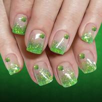 1Set Comfortable Short Press On Nail With Patrick Themed Glittering Design For Daily Use Durability ABS 1