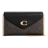 Coach Mini Jamie Camera Bag Signature Canvas Brown Black Gold Hardware C7301-IMAA8 Basic Set (Bag+Dust Bag)