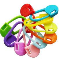 500Pcs Plastic Stitch Markers - Colorful Locking Knitting Needle Clips for Crochet & Sewing