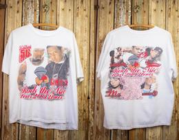 Vintage Jay-Z 50 Cent Rock The Mic Rap T Shirt 2003 White S