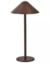 Belaidė LED stalinė lempa FRANCOLI su reguliatoriumi metalinė ruda