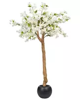 Dirbtinis medis CHERRY TREE 180 cm baltas