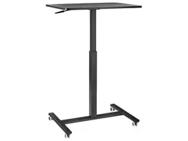 Reguliuojamas nešiojamojo kompiuterio stalas ACADEMIA juodas 65 cm 48 cm