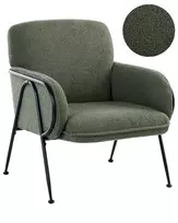Fotel TRYSNES boucle žalias