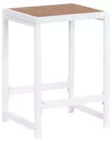 Lauko baro kėdė AVETRANA metalinė ruda/balta