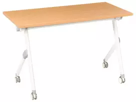 Sudedamas rašomasis stalas BENDI rudas 120 cm 60 cm
