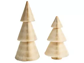 2 kalėdinių dekoracijų rinkinys VEFSNA Eglutė 90/122 cm smėlio spalvos