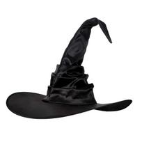 Helovino Raganos Skrybėlė Juoda Klostuota Burtininko Skrybėlė Moterims Vyrams Maskarado Vakarėliui Karnavalo Kostiumas Cosplay Rekvizitai Helovino Dekoracijos