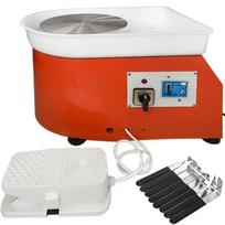 Electric Pottery Wheel Machine 280W 25cm Direct Drive Ceramic Wheel For School Ceramic Clay Working Forming DIY Art Craft raudona
