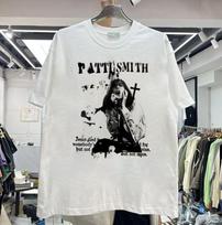 Patti Smith punk rock unisex 100% cotton white t-shirt QT6876 M white