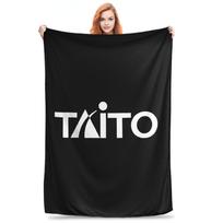 Black Taito for the Vewlix Arcad Blankets Soft Warm Flannel Throw Blanket Plush for Bed Living room Picnic Travel Home Couch Size: 75*100cm, Weight: 230 GSM