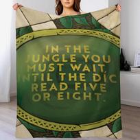 Jumanji Throw Blanket Soft Solid Color Blanket for Couch Bed Size: 75*100cm, Weight: 230 GSM beige