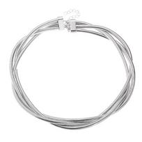 Hip Hop Layered Necklace Multi-layer Exaggerated Necklace Set  Jewelry Accessory Silver Necklace
