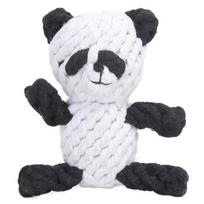 Bite Tough Pet Chew Toy Animal Shape Panda Rope Toy Dog Rope Toy  Interactive Game Cotton Rope Toy