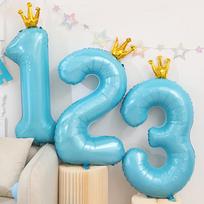 Ounizi Birthday Scene Decoration, Boy's Birthday Balloon Props, Atmosphere Scene Party Decorations, Happy Number Balloons 2